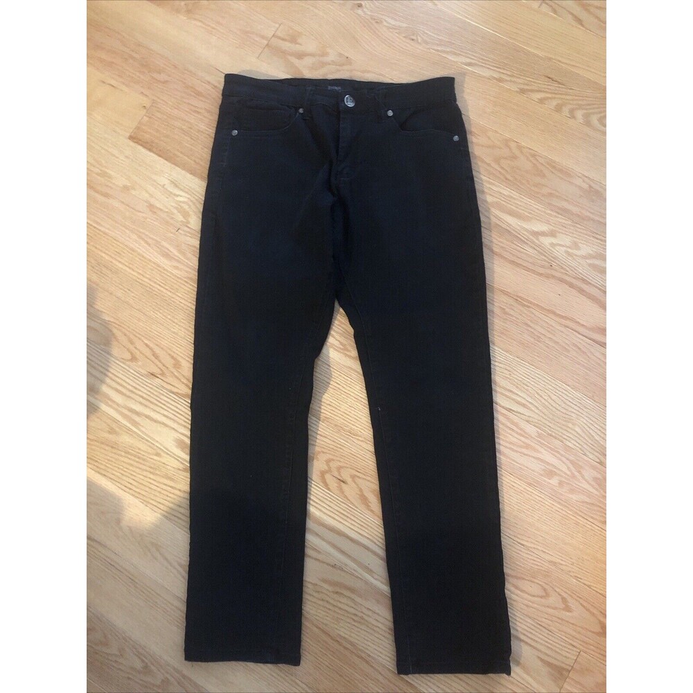 Ethanol Men's Jeans 32 x 30 Stretch Fit Black